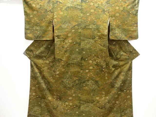 JAPANESE KIMONO / KOMON / FLOWER & BIRD